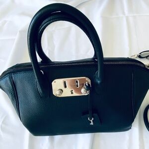 VBH Black Pebble Satchel